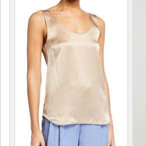 Vince Sand dollar satin tank